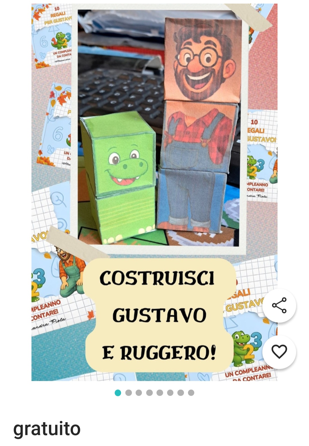 Gustavo e Ruggero con i cubi