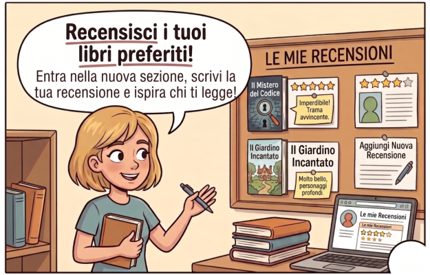 Recensisci i tuoi libri preferiti