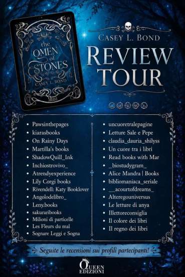 The Omen of Stones di Casey L. Bond - Un Cuore Tra i Libri The Omen of Stones di Casey L. Bond - Un Cuore Tra i Libri